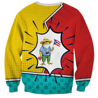 Benito Bowl Puerto Rican Frog Sweatshirt Playful Pop‑Culture Game Day