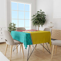 Benito Bowl Puerto Rican Frog Tablecloth Playful Pop‑Culture Game Day