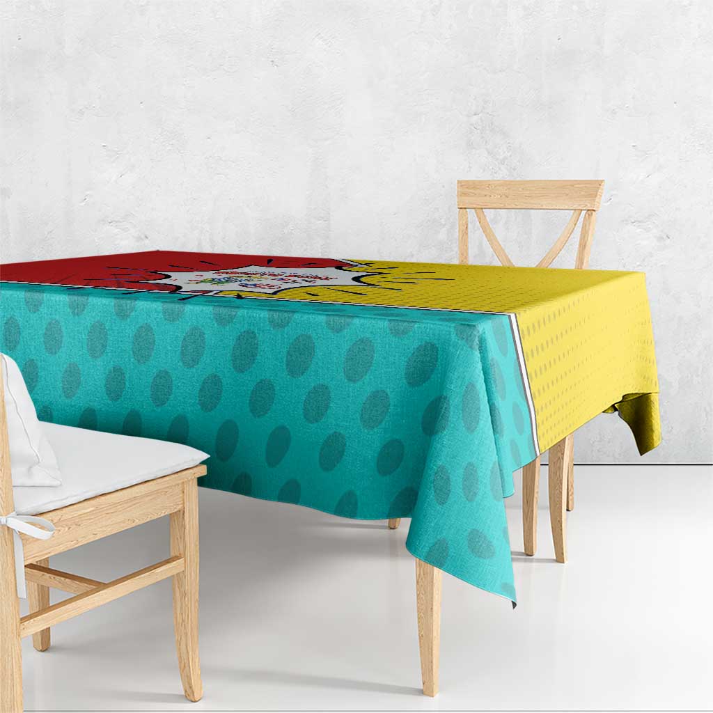 Benito Bowl Puerto Rican Frog Tablecloth Playful Pop‑Culture Game Day