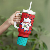 Benito Bowl Puerto Rican Frog Tumbler With Handle Playful Pop‑Culture Game Day
