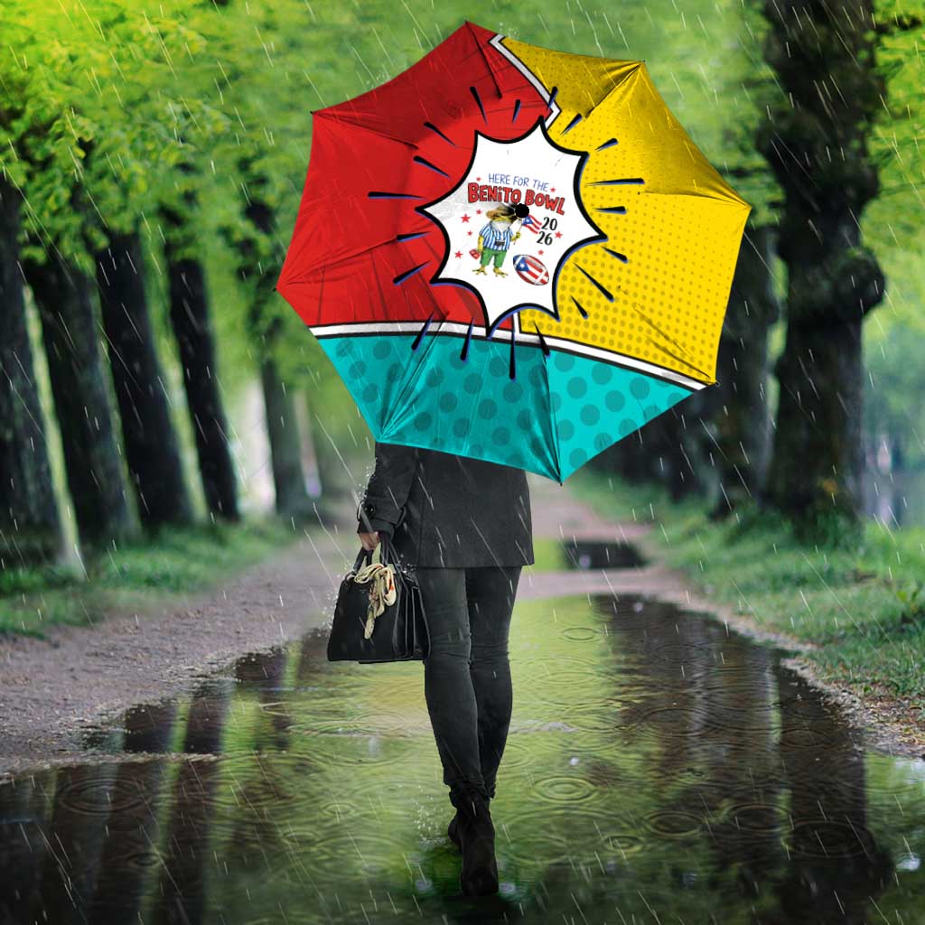 Benito Bowl Puerto Rican Frog Umbrella Playful Pop‑Culture Game Day
