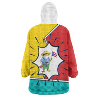 Benito Bowl Puerto Rican Frog Wearable Blanket Hoodie Playful Pop‑Culture Game Day