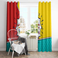 Benito Bowl Puerto Rican Frog Window Curtain Playful Pop‑Culture Game Day