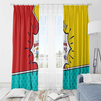 Benito Bowl Puerto Rican Frog Window Curtain Playful Pop‑Culture Game Day