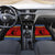 Eswatini Flag Car Mats with Traditional Shield Spear and Cultural Pattern Design - Wonder Print Shop