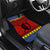 Eswatini Flag Car Mats with Traditional Shield Spear and Cultural Pattern Design - Wonder Print Shop