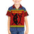 Eswatini Flag Family Matching Summer Maxi Dress and Hawaiian Shirt with Traditional Shield Spear and Cultural Pattern Design - Wonder Print Shop