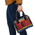 Eswatini Flag Shoulder Handbag with Traditional Shield Spear and Cultural Pattern Design - Wonder Print Shop