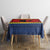 Eswatini Flag Tablecloth with Traditional Shield Spear and Cultural Pattern Design - Wonder Print Shop