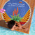Eswatini Aloe Vera Beach Blanket with Flag Print and Cultural Motif From Thorn to Flame