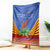 Eswatini Aloe Vera Blanket with Flag Print and Cultural Motif From Thorn to Flame