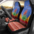 Eswatini Aloe Vera Car Seat Cover with Flag Print and Cultural Motif From Thorn to Flame