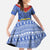 Eswatini Elephant Family Matching Mermaid Dress and Hawaiian Shirt with Tribal Print and National Flag Details