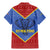 Eswatini Elephant Family Matching Mermaid Dress and Hawaiian Shirt with Tribal Print and National Flag Details