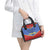 Eswatini Elephant Shoulder Handbag with Tribal Print and National Flag Details