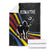 Eswatini Elephant Blanket with Cosmic Background and Swazi Flag Colors