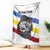 Eswatini Rhino Blanket with African Map and Traditional Swazi Flag Patterns