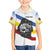 Eswatini Rhino Family Matching Summer Maxi Dress and Hawaiian Shirt with African Map and Traditional Swazi Flag Patterns