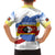 Eswatini Rhino Family Matching Tank Maxi Dress and Hawaiian Shirt with African Map and Traditional Swazi Flag Patterns