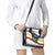 Eswatini Rhino Shoulder Handbag with African Map and Traditional Swazi Flag Patterns