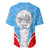 Luxembourg Baseball Jersey with National Coat of Arms and Letzebuerg Text Design