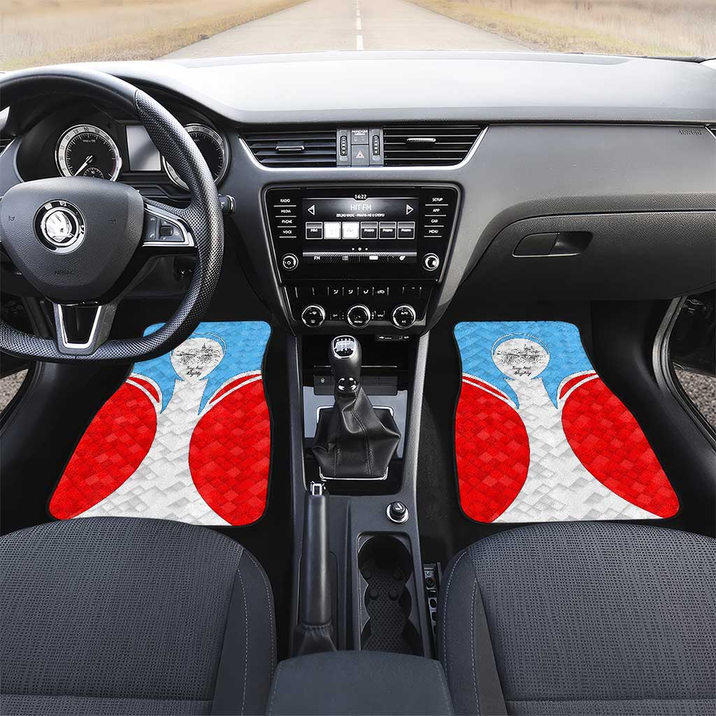 Luxembourg Car Mats with National Coat of Arms and Letzebuerg Text Design