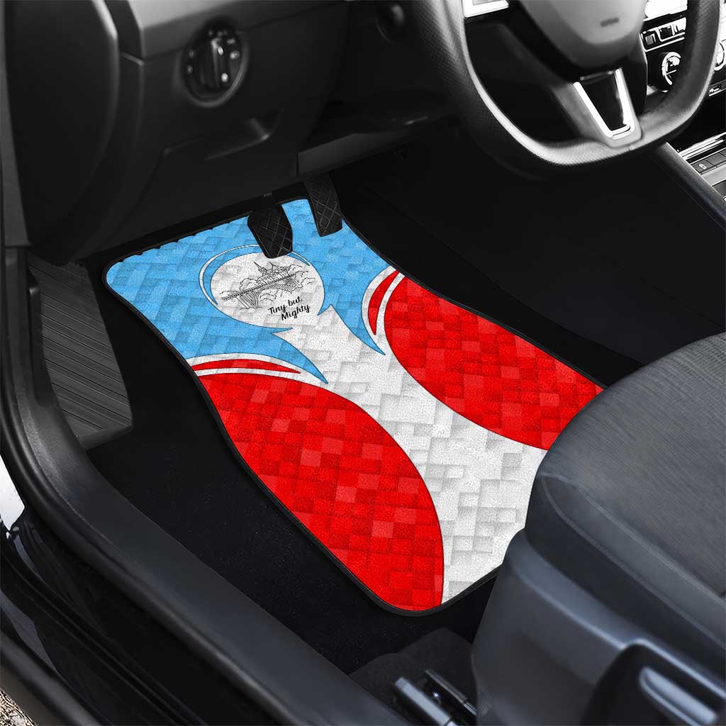 Luxembourg Car Mats with National Coat of Arms and Letzebuerg Text Design