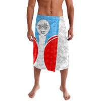 Luxembourg Lavalava with National Coat of Arms and Letzebuerg Text Design