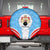 Luxembourg Spare Tire Cover with National Coat of Arms and Letzebuerg Text Design