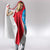 Luxembourg Hooded Blanket with National Flag Colors and White Lion Crest Design
