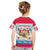 Luxembourg Christmas Kid T Shirt with Red Lion Crest and Snowflake Pattern