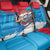 Luxembourg Flag Back Car Seat Cover with Colorful Graffiti Street Art Design - Wonder Print Shop