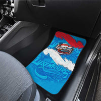 Luxembourg Flag Car Mats with Colorful Graffiti Street Art Design - Wonder Print Shop