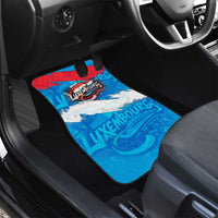 Luxembourg Flag Car Mats with Colorful Graffiti Street Art Design - Wonder Print Shop