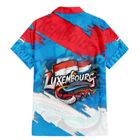 Luxembourg Flag Family Matching Mermaid Dress and Hawaiian Shirt with Colorful Graffiti Street Art Design - Wonder Print Shop