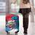 Luxembourg Flag Luggage Cover with Colorful Graffiti Street Art Design - Wonder Print Shop