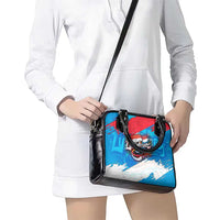 Luxembourg Flag Shoulder Handbag with Colorful Graffiti Street Art Design - Wonder Print Shop