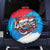 Luxembourg Flag Spare Tire Cover with Colorful Graffiti Street Art Design - Wonder Print Shop