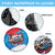Luxembourg Flag Spare Tire Cover with Colorful Graffiti Street Art Design - Wonder Print Shop