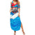 Luxembourg Flag Summer Maxi Dress with Colorful Graffiti Street Art Design - Wonder Print Shop
