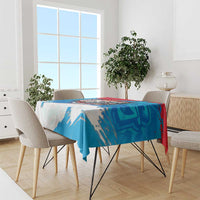 Luxembourg Flag Tablecloth with Colorful Graffiti Street Art Design - Wonder Print Shop