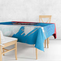 Luxembourg Flag Tablecloth with Colorful Graffiti Street Art Design - Wonder Print Shop