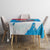 Luxembourg Flag Tablecloth with Colorful Graffiti Street Art Design - Wonder Print Shop