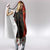 Luxembourg Hooded Blanket with Floral Folk Embroidery and Red Black Pattern Design