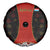 Luxembourg Spare Tire Cover with Floral Folk Embroidery and Red Black Pattern Design