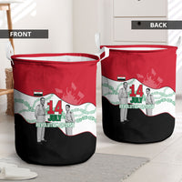 Iraq 14 July Revolution 1958 Laundry Basket Abdul Karim Qasim Broken Chains Rising Fists