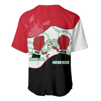 Iraq 14 July Revolution 1958 Baseball Jersey Abdul Karim Qasim Broken Chains Rising Fists
