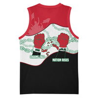 Iraq 14 July Revolution 1958 Basketball Jersey Abdul Karim Qasim Broken Chains Rising Fists