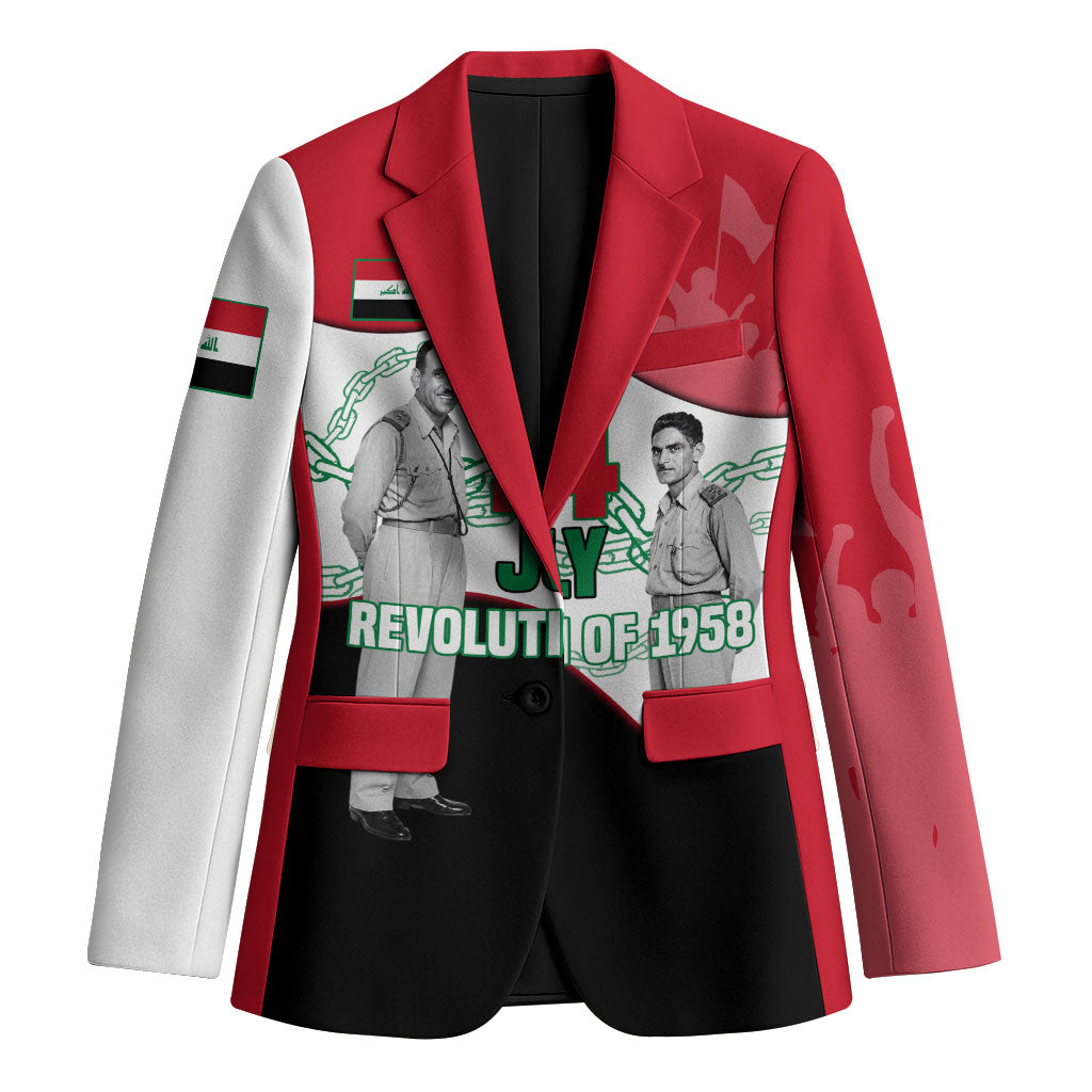Iraq 14 July Revolution 1958 Blazer Abdul Karim Qasim Broken Chains Rising Fists