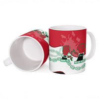 Iraq 14 July Revolution 1958 Ceramic Mug Abdul Karim Qasim Broken Chains Rising Fists